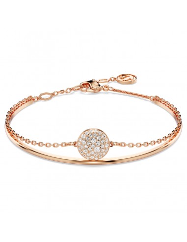 Meteora - Blanc Rosé - Bracelet Jonc - Swarovski pas cher 