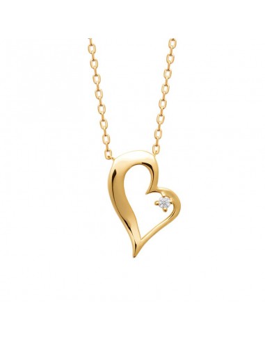 Coeur - Collier - Plaqué Or 50-70% off 