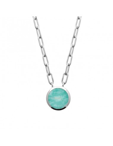 Pendentif - Amazonite - Collier - Argent votre