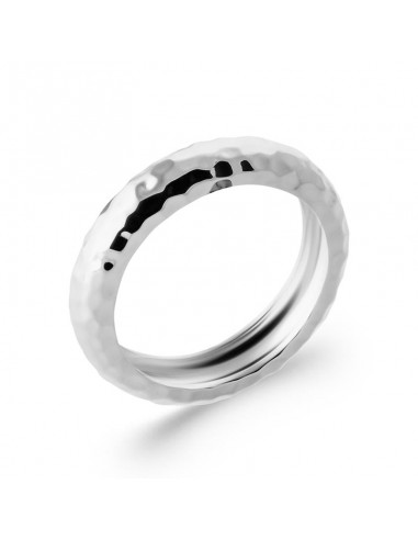 Martelé - Bague - Argent - Azuline en stock