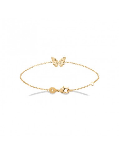 Papillon - Bracelet - Plaqué Or À commander