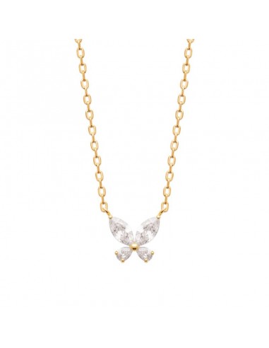 Papillon - Collier - Plaqué Or de la marque