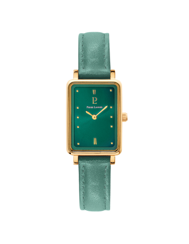 Ariane - Doré Cuir Vert - Montre - Pierre Lannier votre