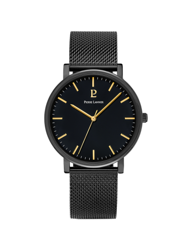 Essential - Noir Milanais - Montre - Pierre Lannier solde