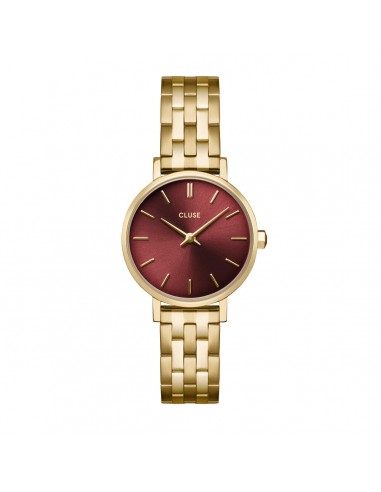 Boho Chic - Rouge Cerise Doré - Montre Cluse la livraison gratuite