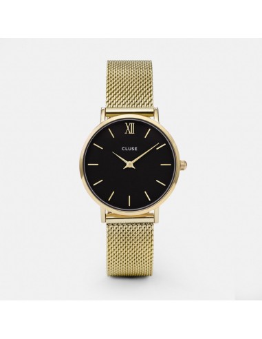 Minuit Mesh - Noir Doré - Montre Cluse sur le site 