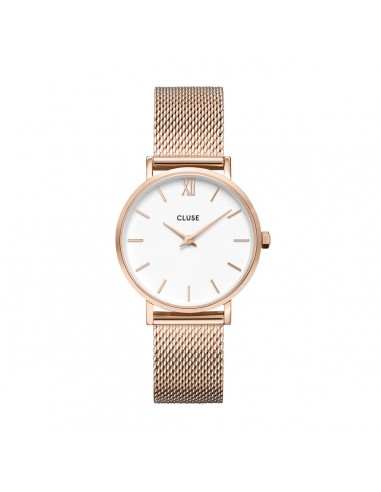 Minuit Mesh - Blanc Or Rosé - Montre Cluse acheter