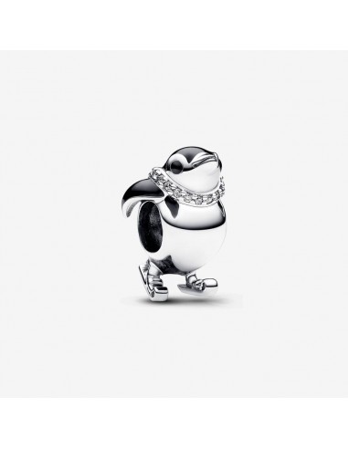 Animaux - Pingouin à Ski - Argent - Charms - Pandora les ctes