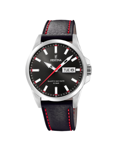 Classics - Modèle F20358/4 - Noir & Rouge - Montre Festina Les êtres humains sont 