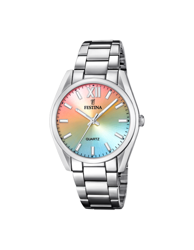 Boyfriend - Modèle F20622/H - Argenté & Multicolore - Montre Festina brillant des détails fins