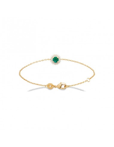 Solitaire - Bracelet - Plaqué Or pas cher 