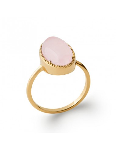 Quartz Rose - Bague en Plaqué Or - Azuline de la marque