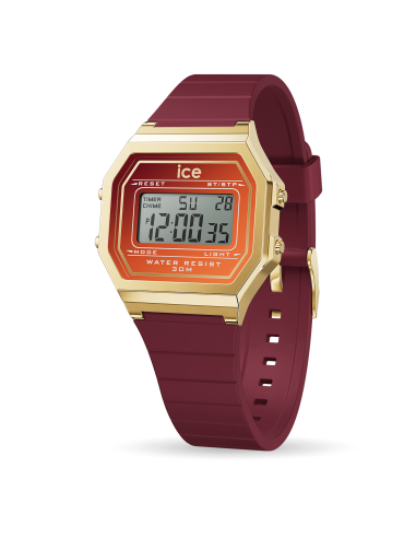 ICE Digit Retro - Rouge Rubis - Montre Ice Watch Jusqu'à 80% De Réduction