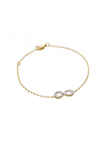 Infini - Bracelet - Plaqué Or sur le site 