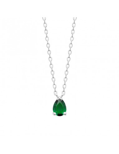 Goutte - Vert - Collier - Argent les muscles