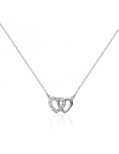 Coeur - Collier - Argent basket pas cher