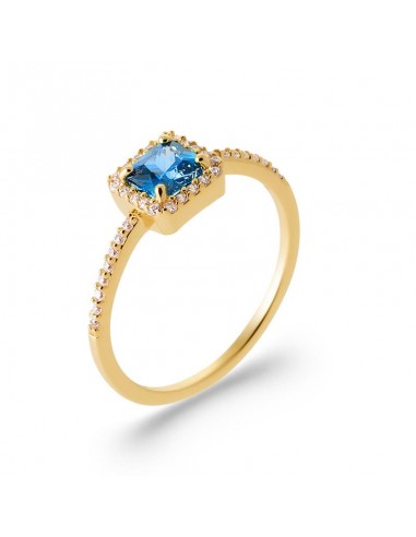 Marquise - Bleu - Bague en Plaqué Or - Azuline s'inspire de l'anatomie humaine