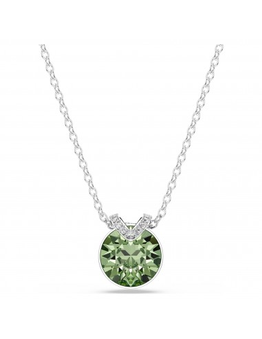 Bella V - Vert Argenté - Pendentif - Swarovski prix