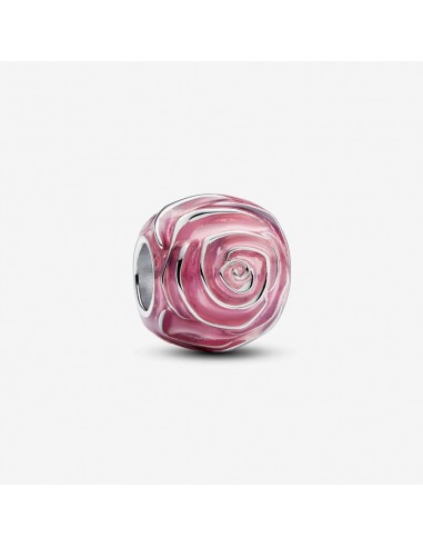 Fleur Rose - Argent - Charms - Pandora Véritable concentré