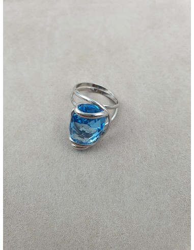 Drop - Aquamarine - Argenté - Bague - Andrea Marazzini acheter en ligne