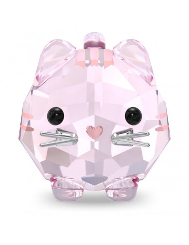 Chat Rose - Figurine - Swarovski Amélioration de cerveau avec