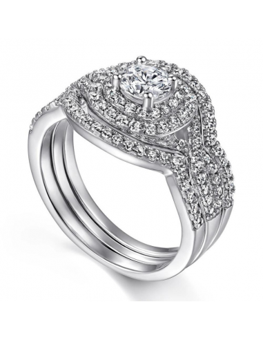 Bague en Argent pour Femme - Mariage de Luxe Découvrez la collection