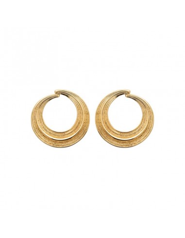 Tourbillon - Plaqué Or - Boucles d'Oreilles JUSQU'A -70%! 