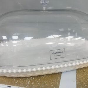 Saladier ovale L'Éclat de Perle en mélamine – 48 cm