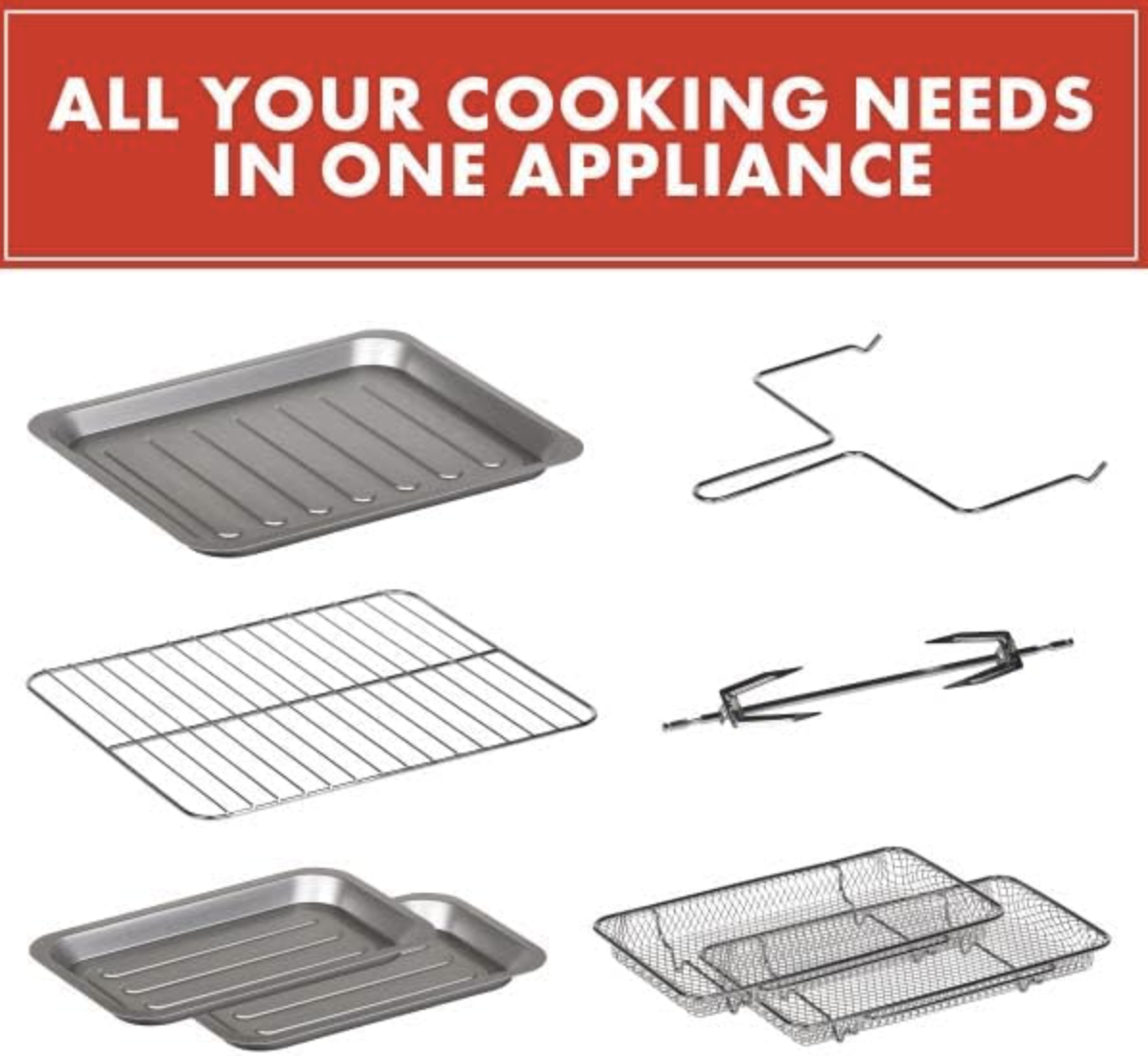 Macuisinefr Four friteuse à air chaud Lagasse 25 QT avec technologie à double zone – Image 5