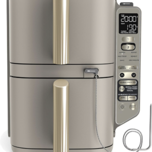 Macuisinefr Double Stack XL with Digital Thermoprobe, Air Fryer SL451EUSD
