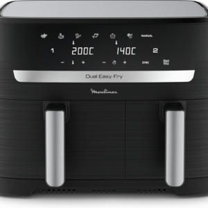 Macuisinefr Dual Easy Fry & Grill 8,3 L – Friteuse sans huile noire