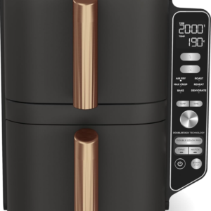 Friteuse sans huile Macuisinefr Double Stack XL 9,5 L – Noir et Cuivre